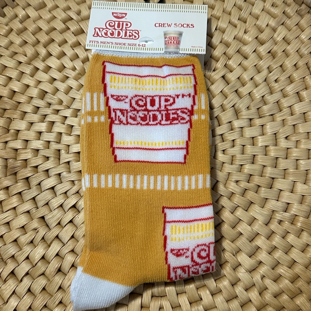 Nissin Cup Noodles crew socks